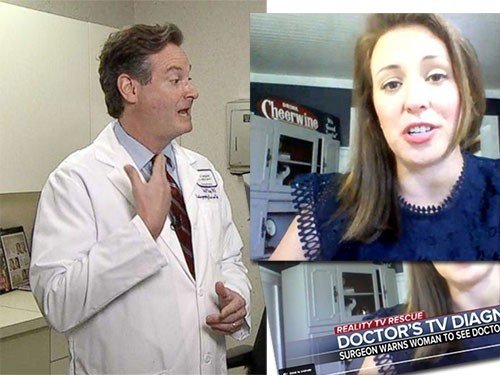 Доктор поставил диагноз рака женщине, увидев ее в телешоу