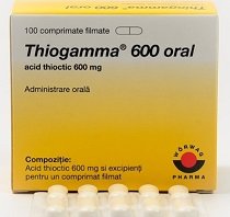 Таблетки Тиогамма 600 — инструкция по применению, цена
