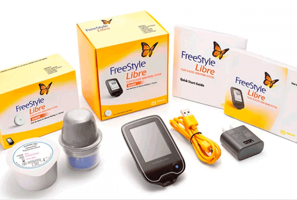 Измерение уровня глюкозы в крови FreeStyle Libre . 
